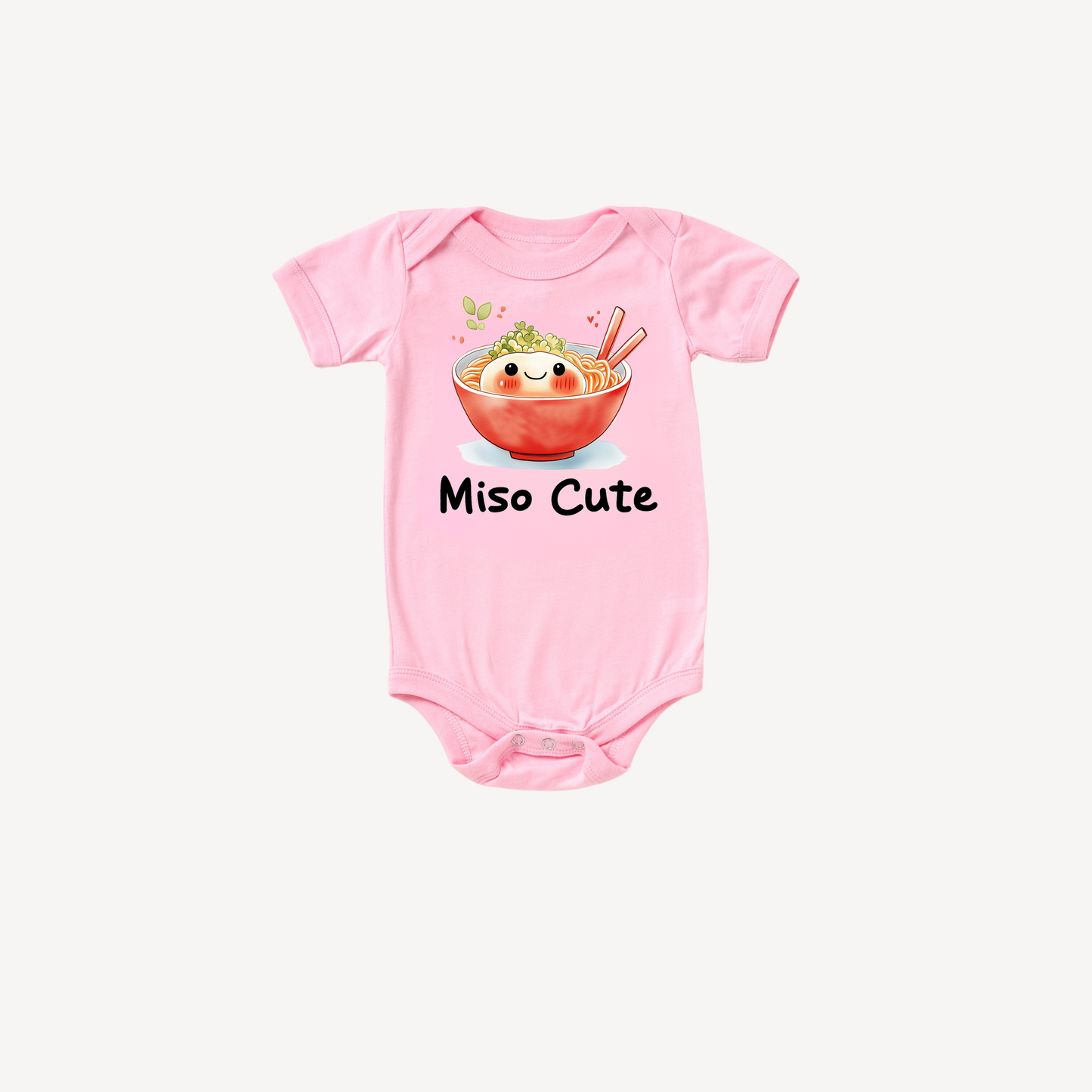 Miso Cute Baby Bodysuit – Kawaii Ramen Bowl Baby Outfit