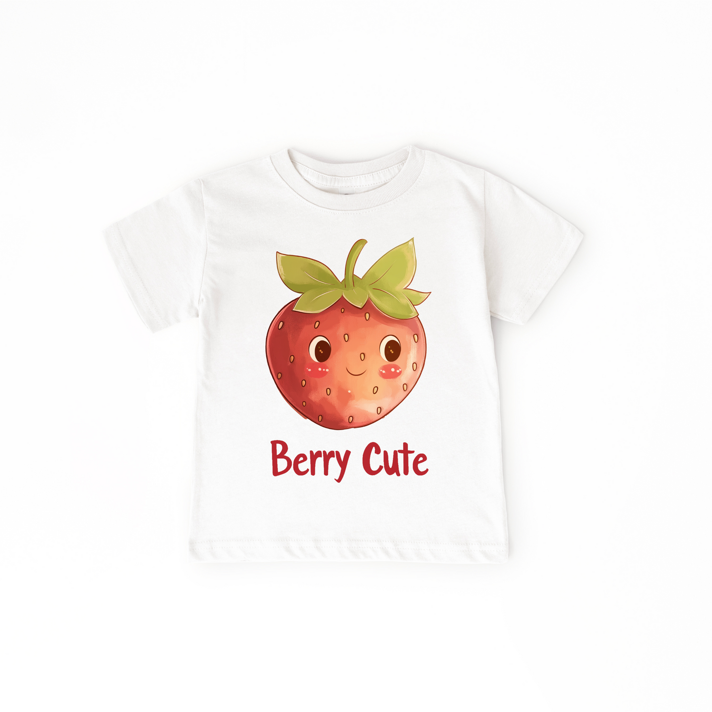 Berry Cute Baby Bodysuit – Strawberry-Themed Organic Baby Outfit