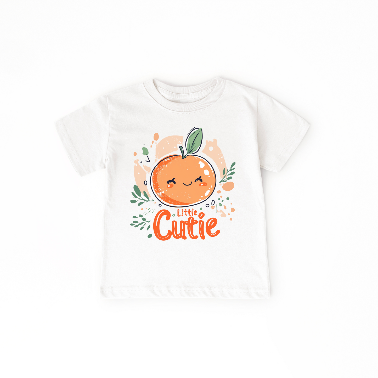 Little Cutie – Orange Baby Bodysuit