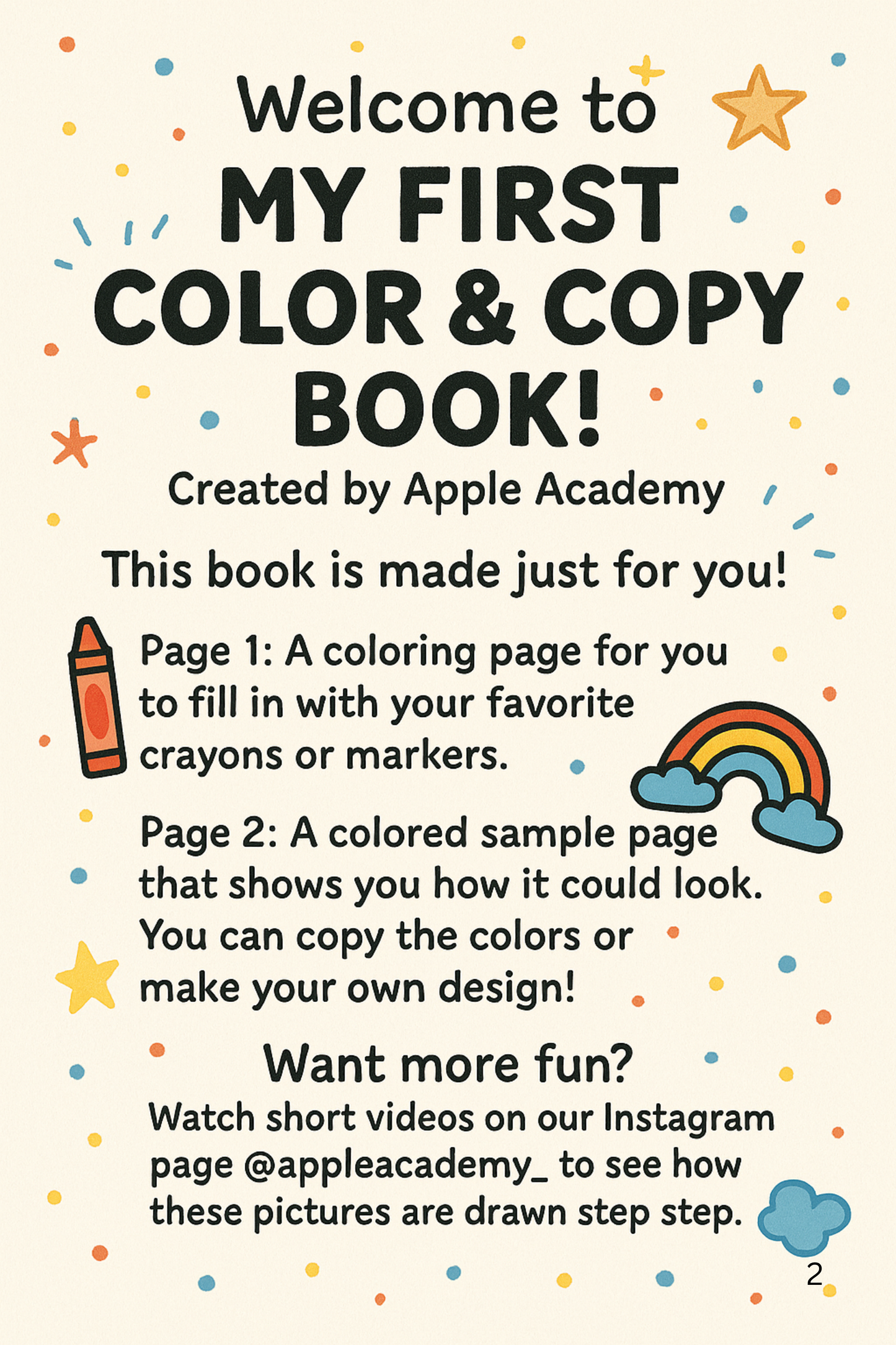 ποΈ My First Color and Copy Book β Fun Learning for Kids! β¨