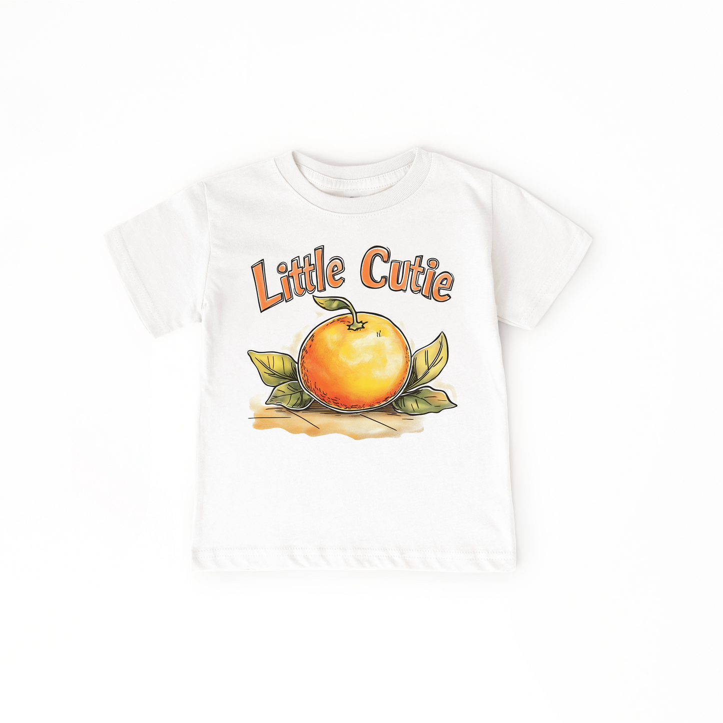 Little Cutie – Orange Baby Bodysuit