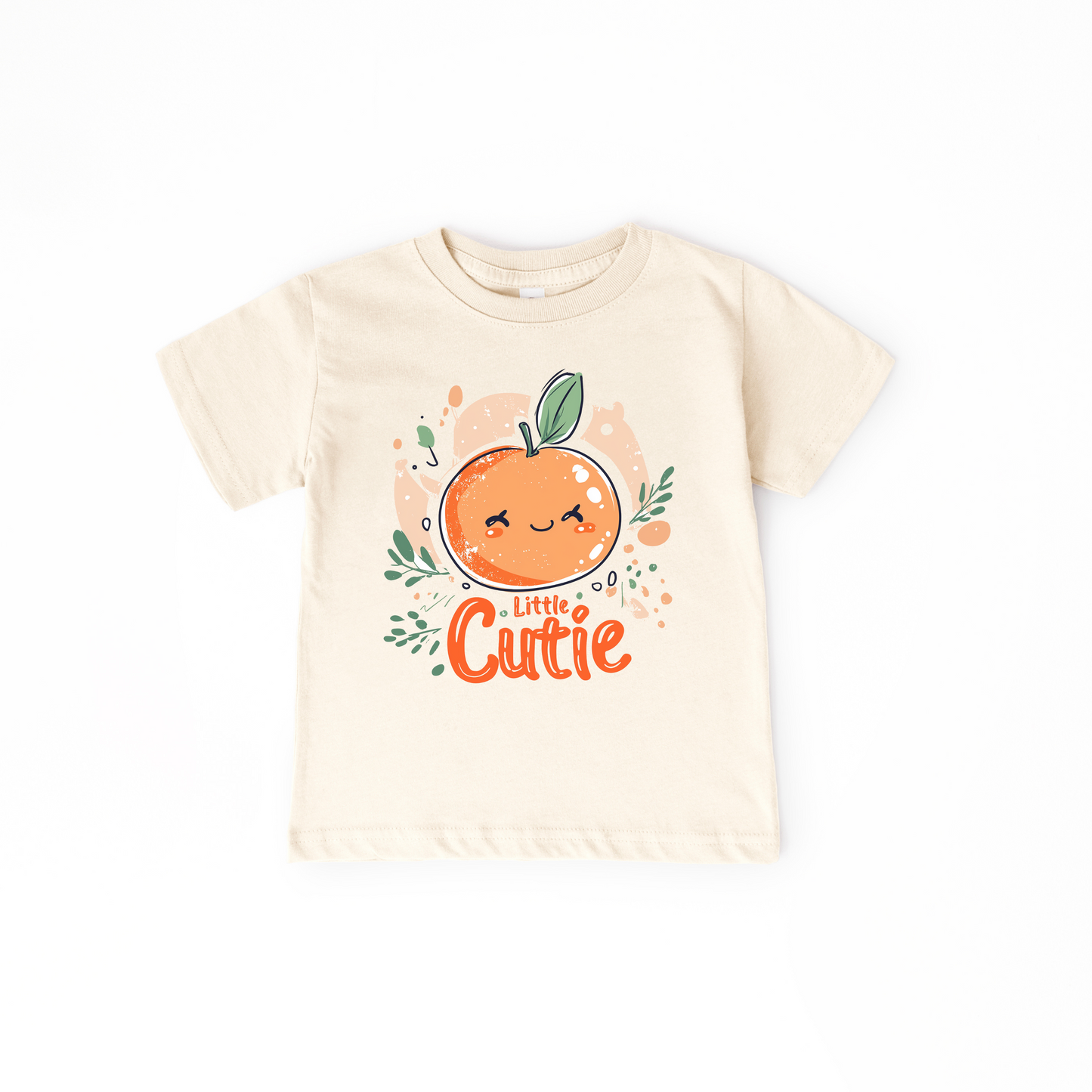 Little Cutie – Orange Baby Bodysuit