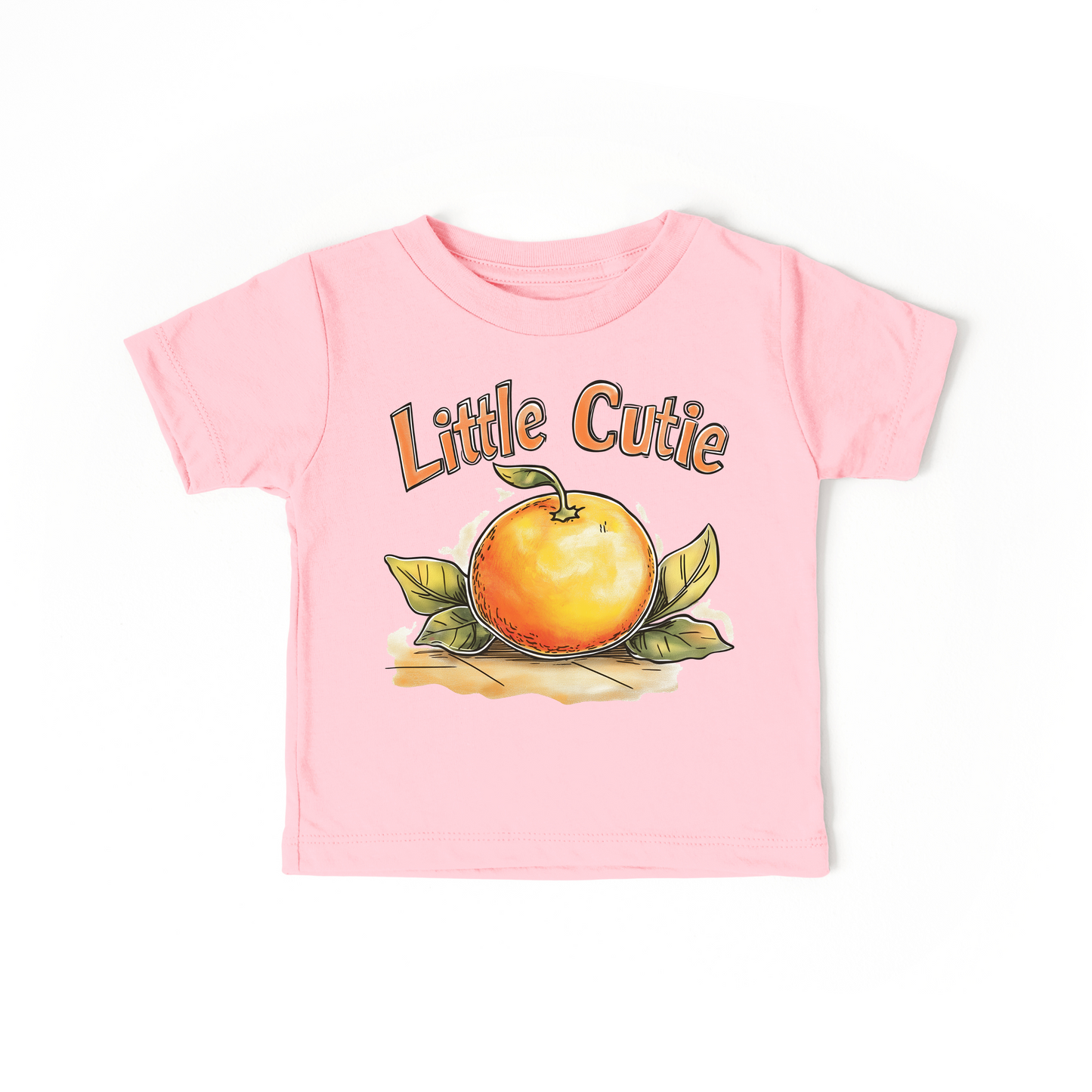 Little Cutie – Orange Baby Bodysuit