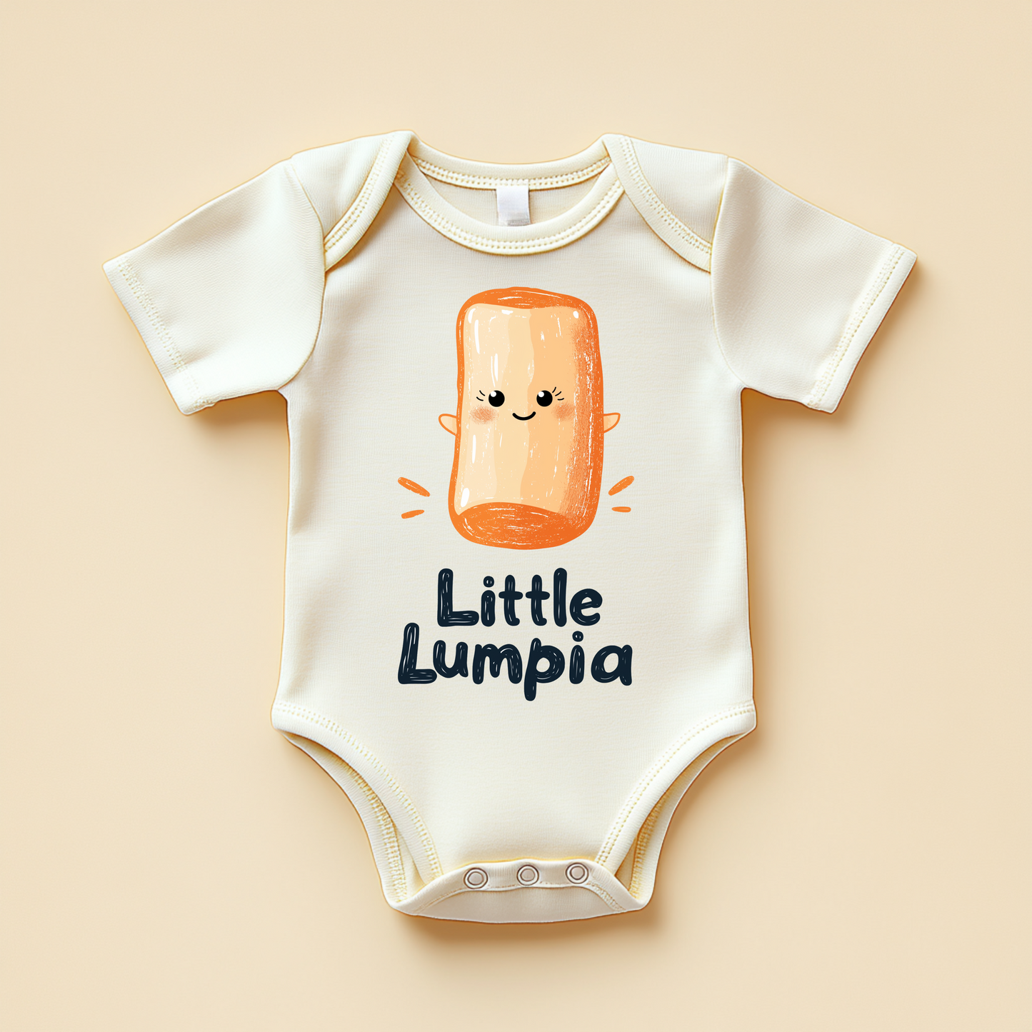 Little Lumpia – Funny Filipino Food Baby Bodysuit