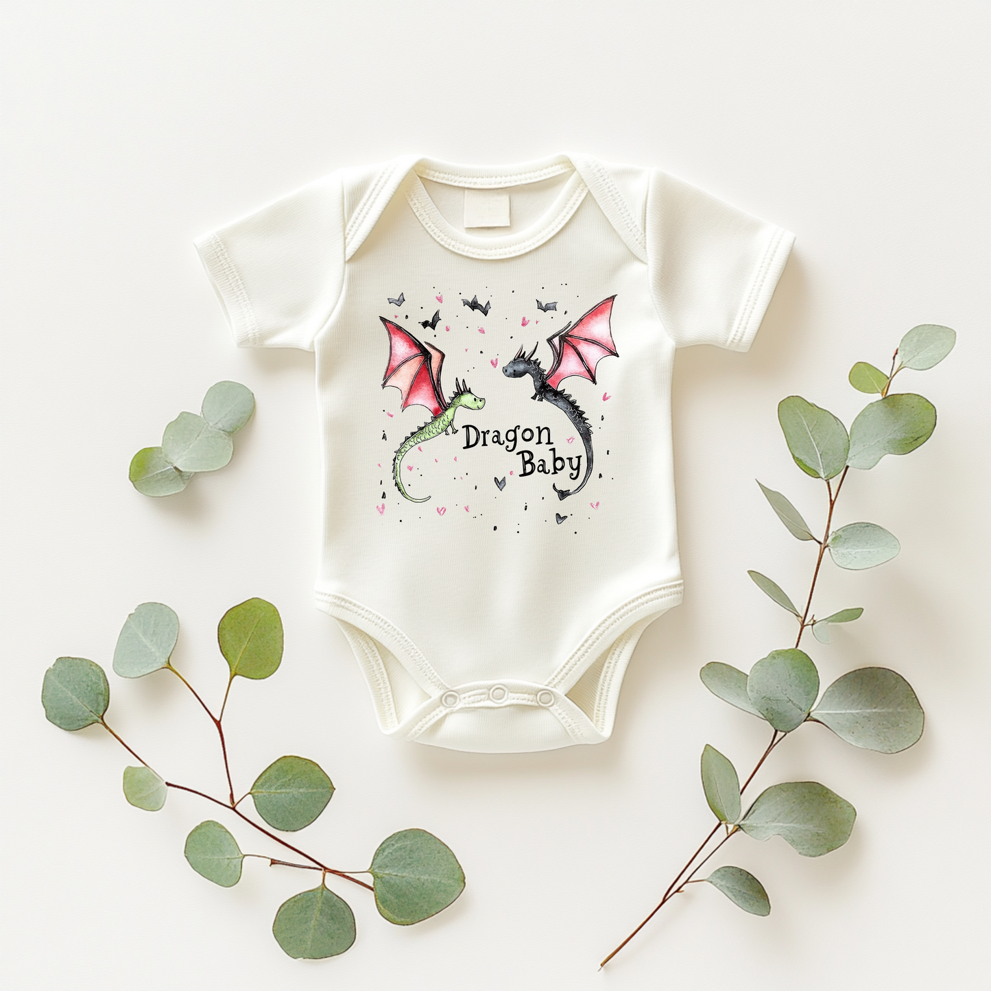 Cutest Dragon of All – Fantasy Baby Bodysuit