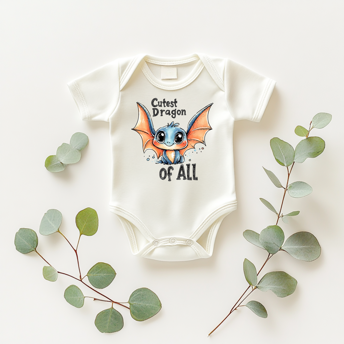Cutest Dragon of All – Fantasy Baby Bodysuit