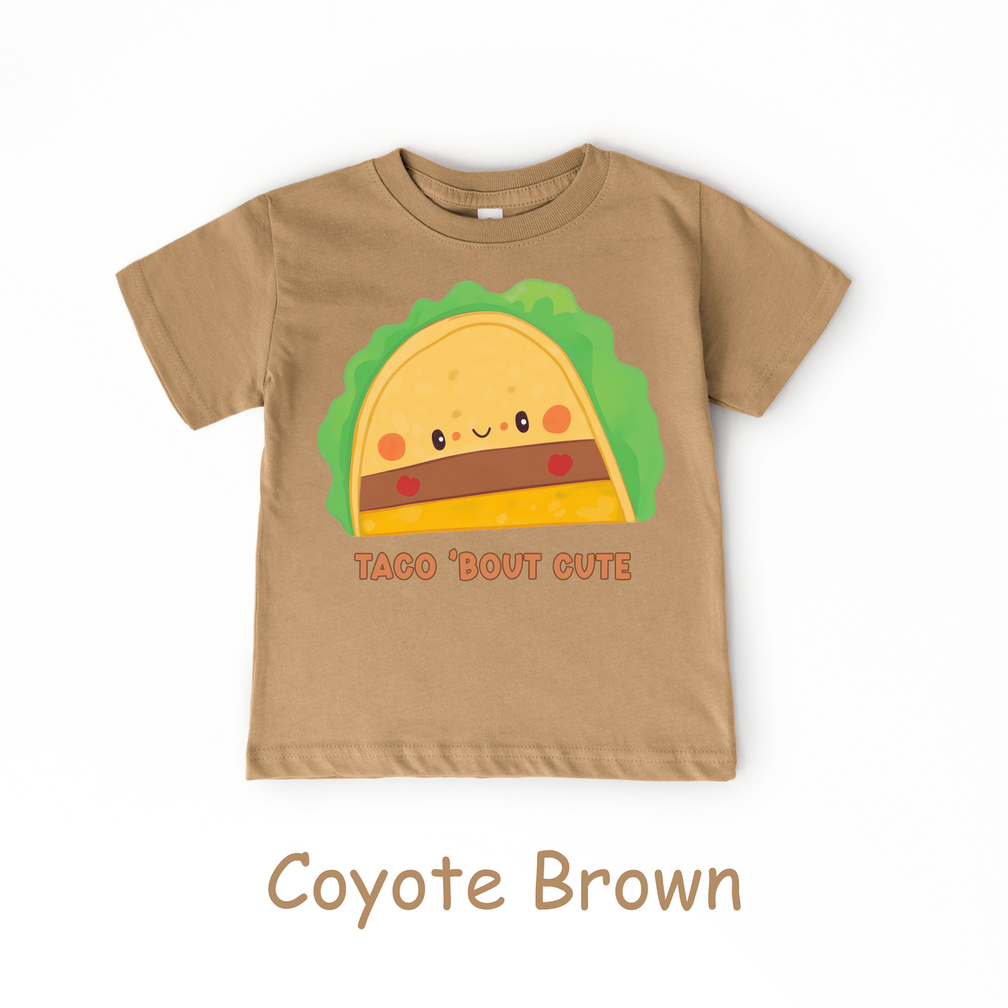 Taco ’Bout Cute Kids T-Shirt – Funny Kawaii Taco Design