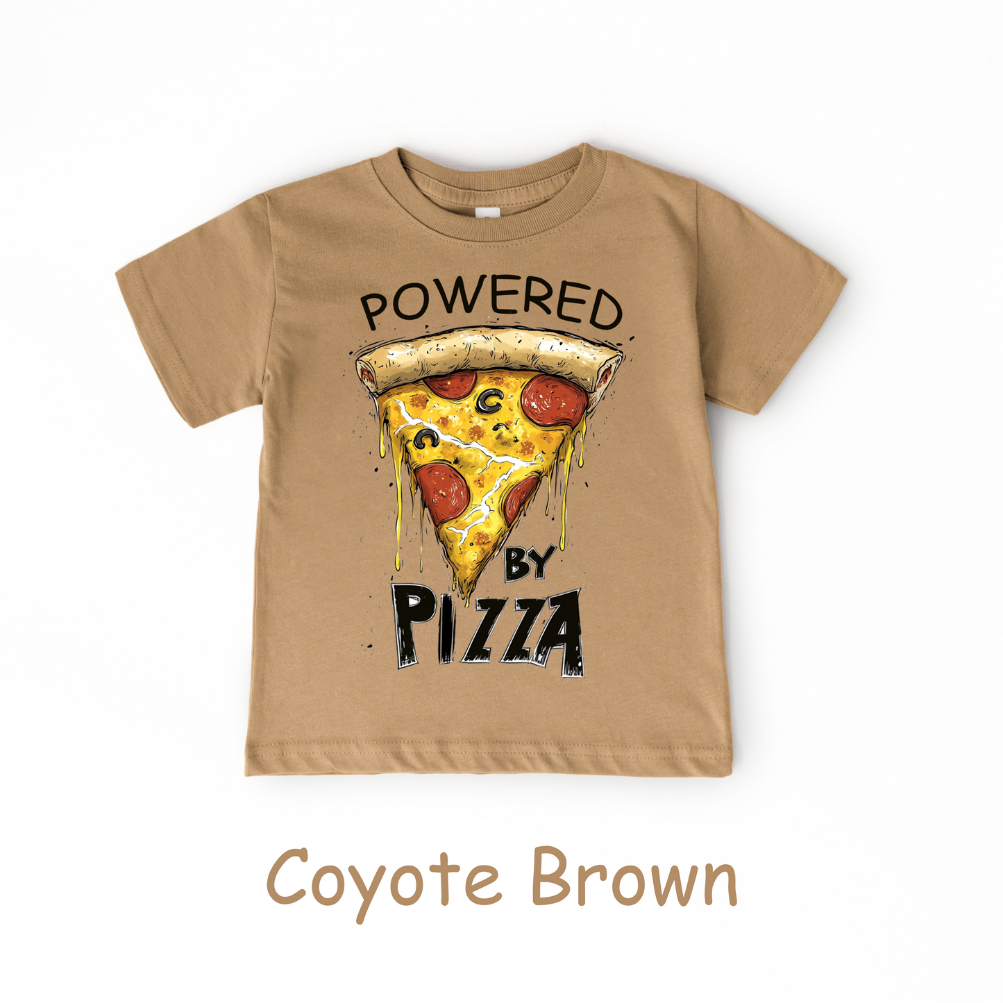 Powered by Pizza T-Shirt – Kids Tee