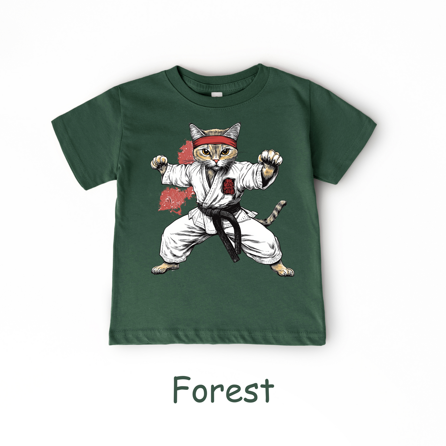 Karate Cat Kids T-Shirt – Martial Arts Tee