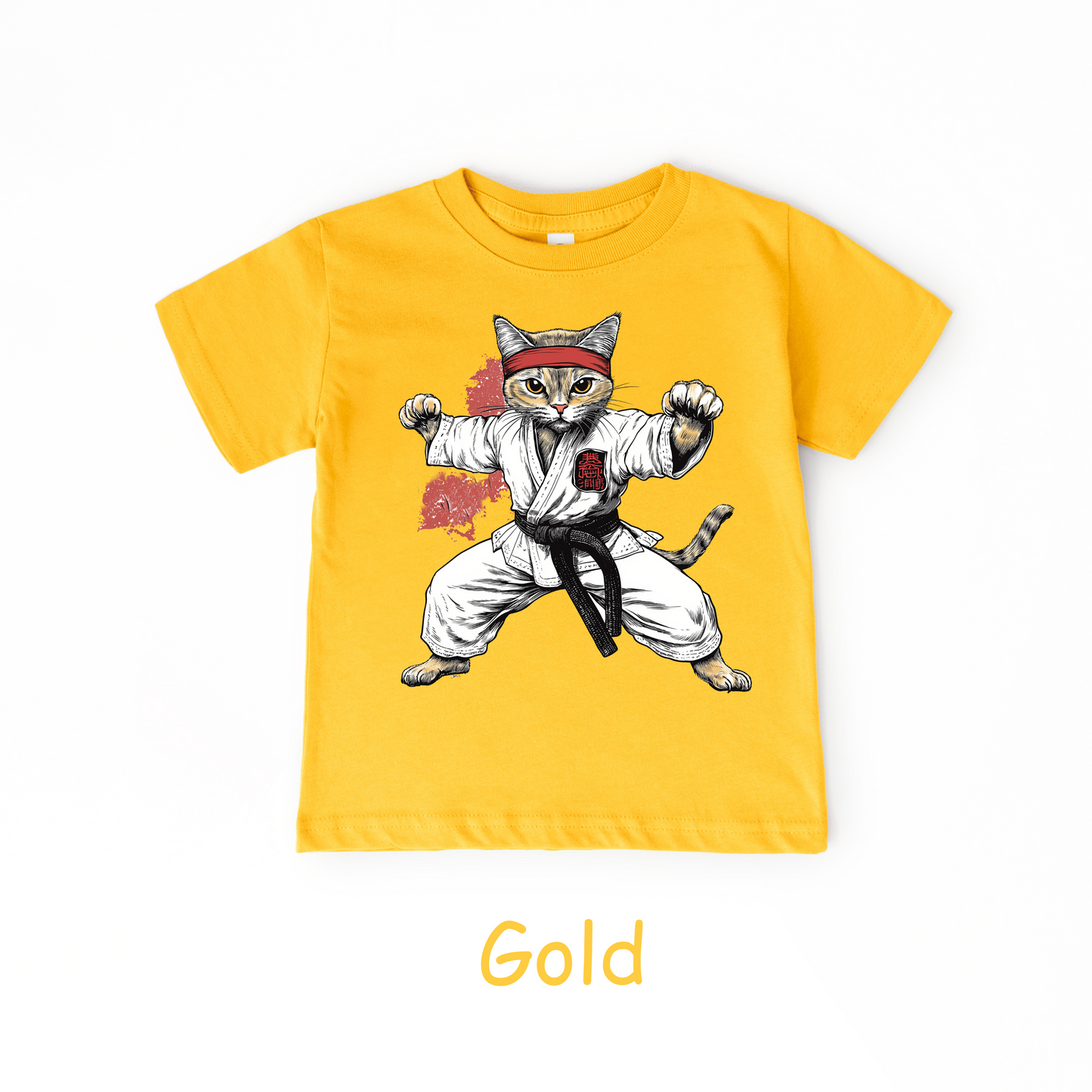 Karate Cat Kids T-Shirt – Martial Arts Tee
