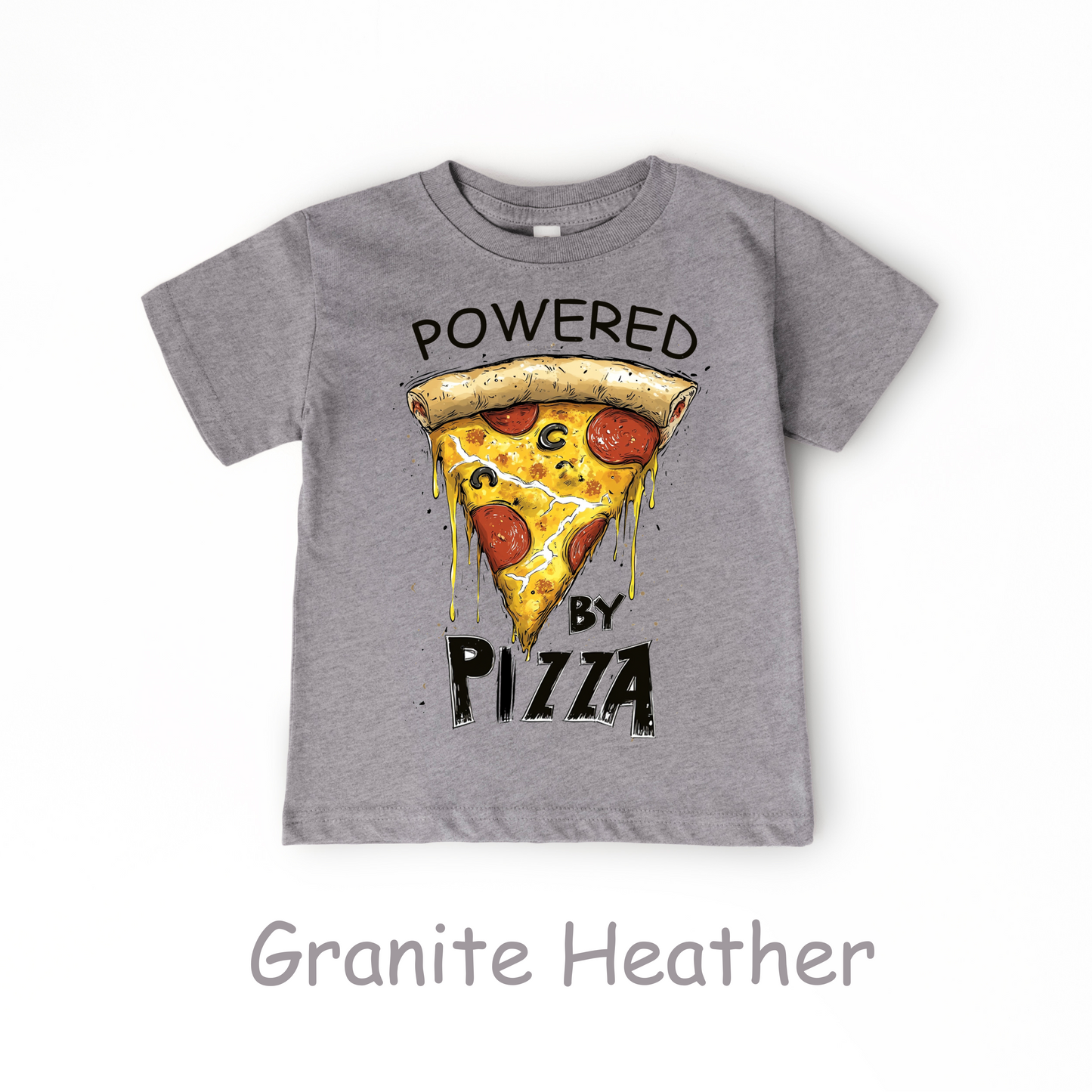 Powered by Pizza T-Shirt – Kids Tee