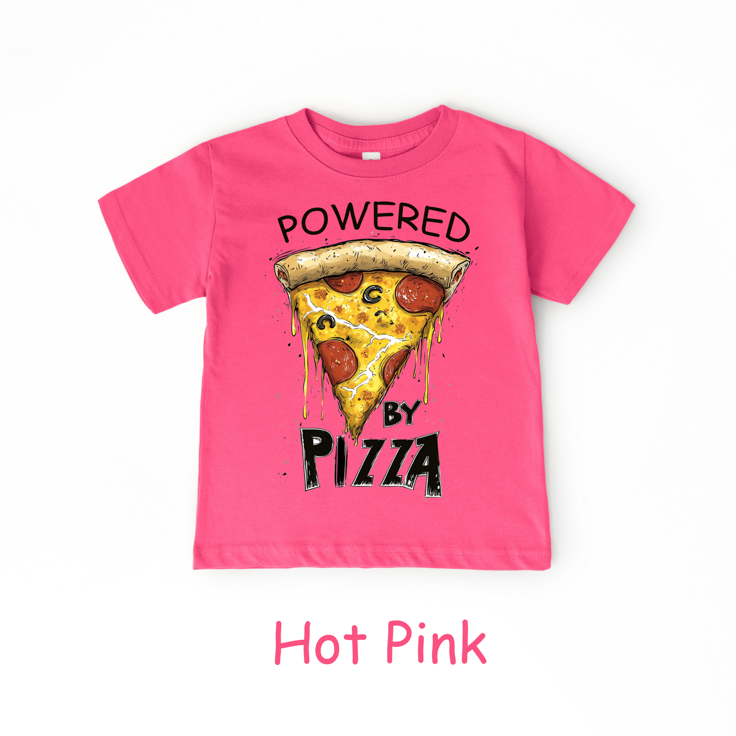 Powered by Pizza T-Shirt – Kids Tee