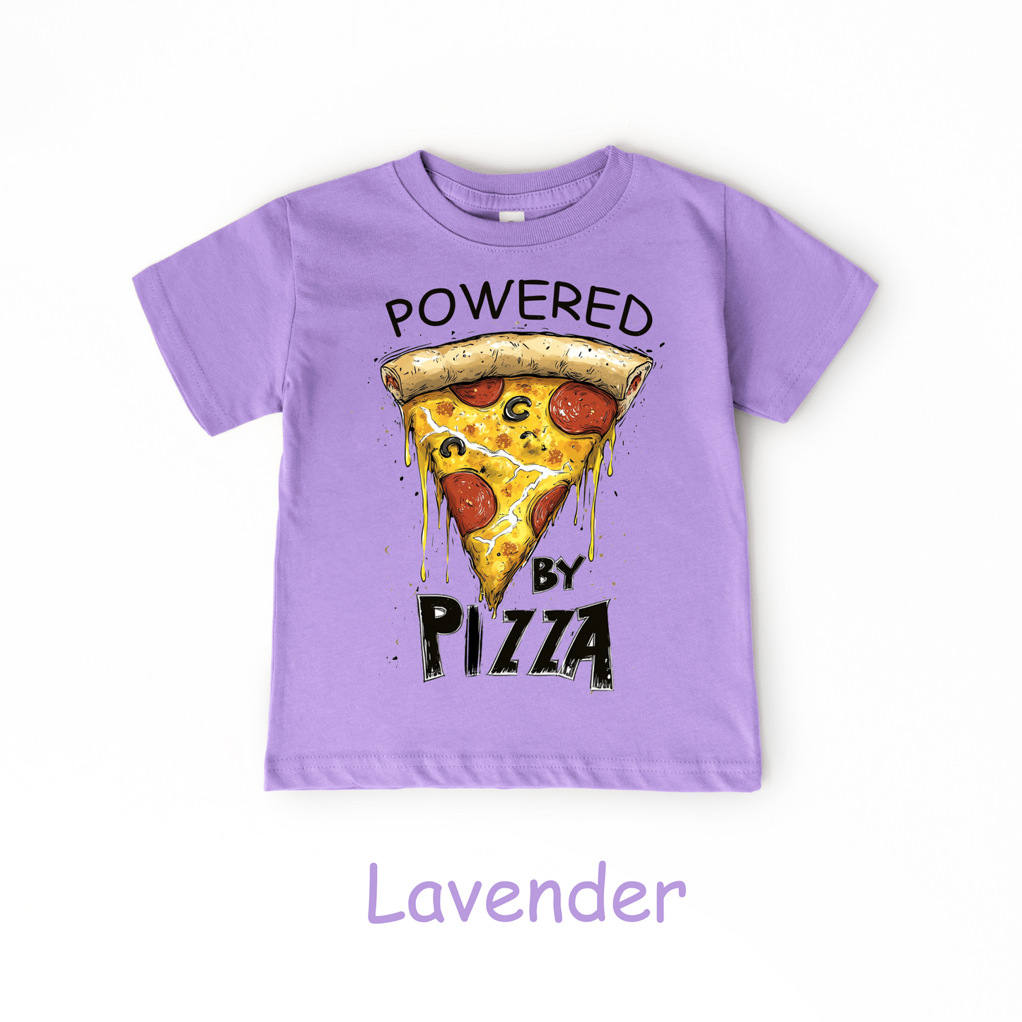 Powered by Pizza T-Shirt – Kids Tee