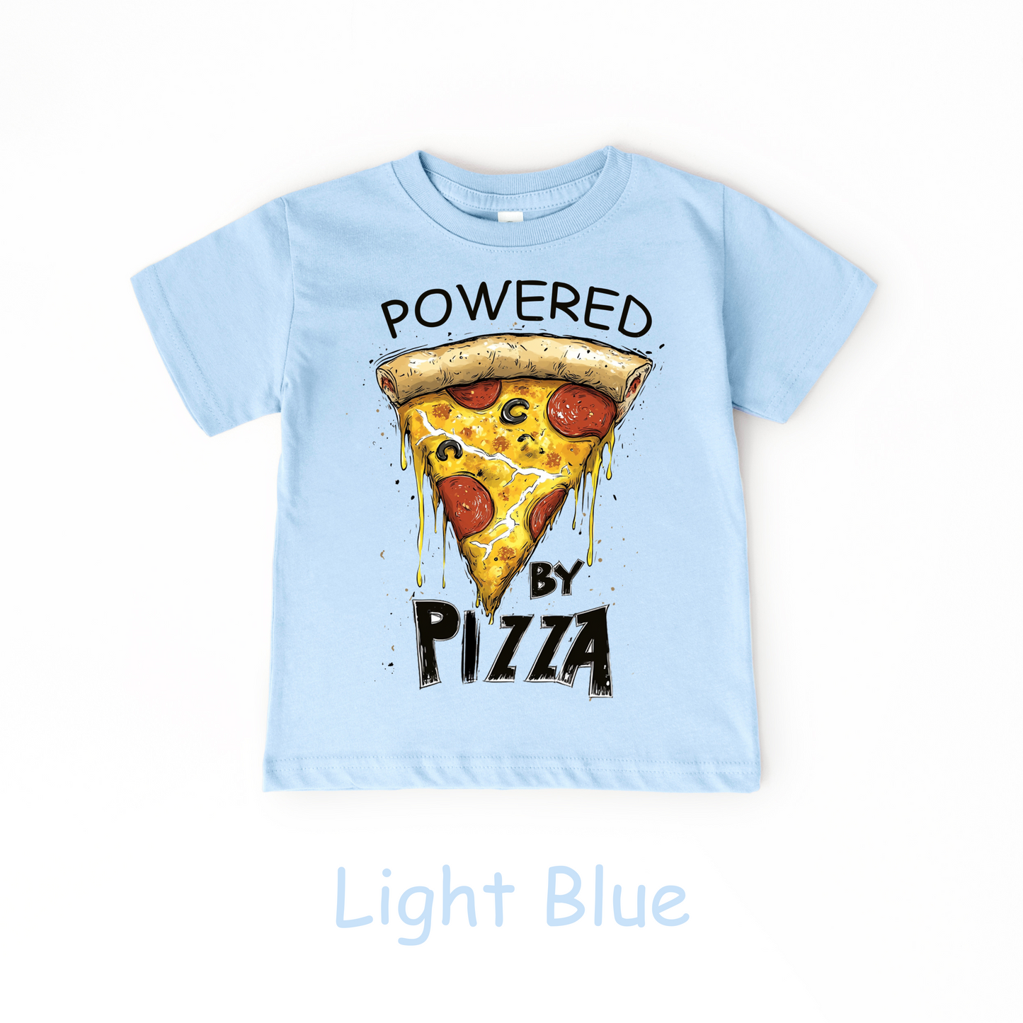 Powered by Pizza T-Shirt – Kids Tee