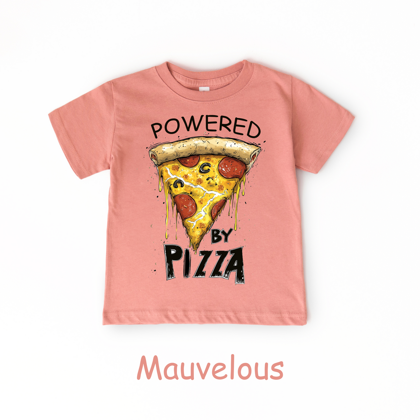 Powered by Pizza T-Shirt – Kids Tee