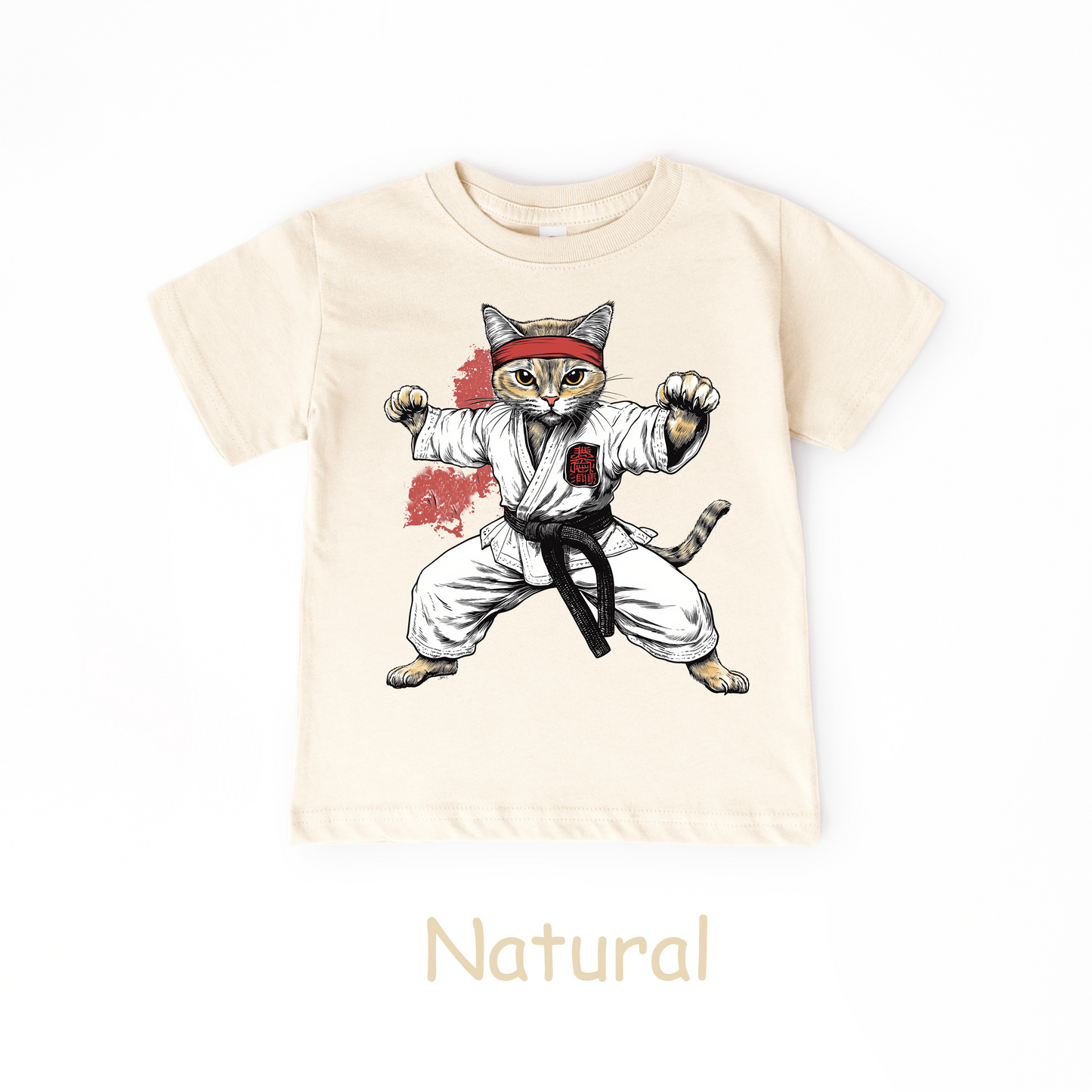 Karate Cat Kids T-Shirt – Martial Arts Tee