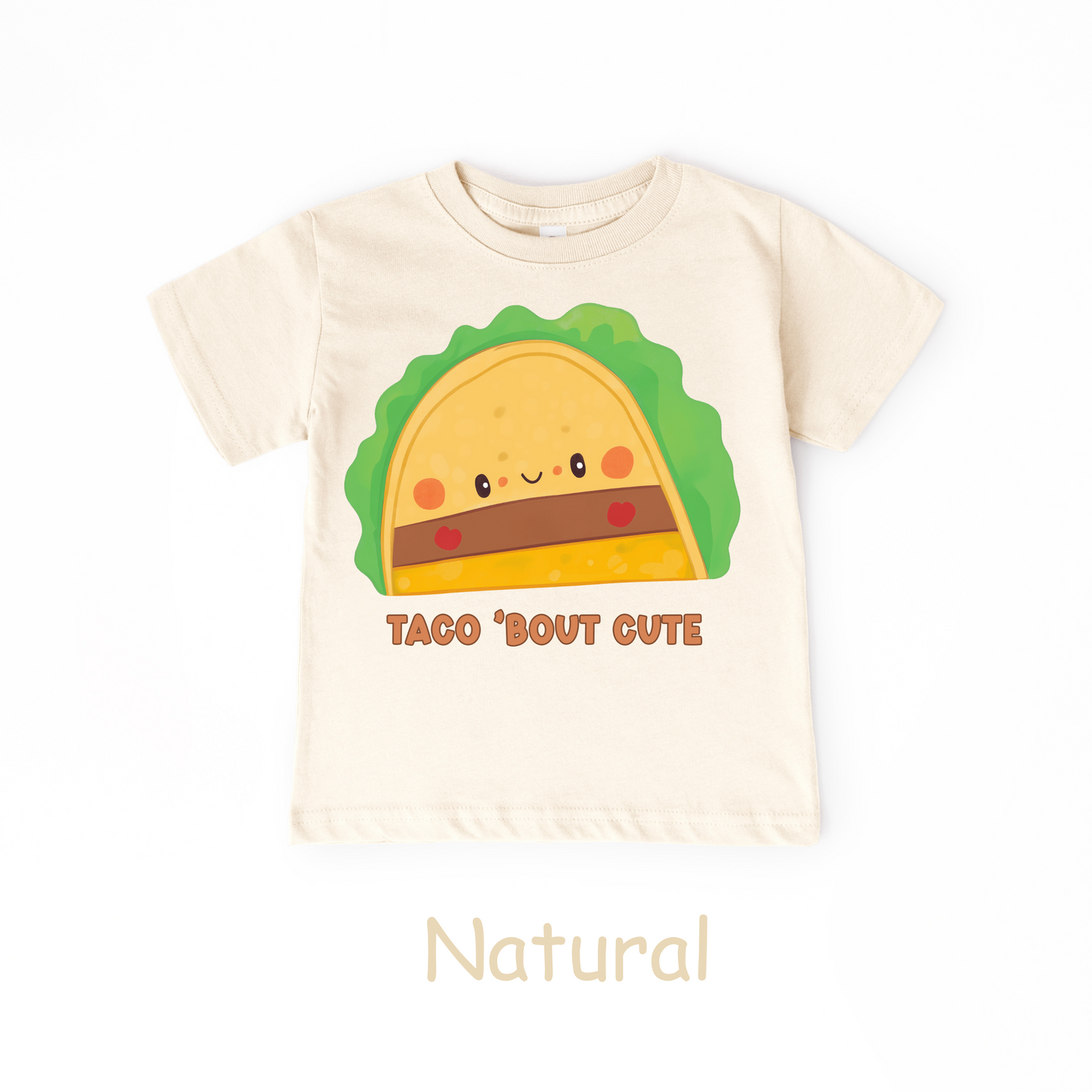 Taco ’Bout Cute Kids T-Shirt – Funny Kawaii Taco Design