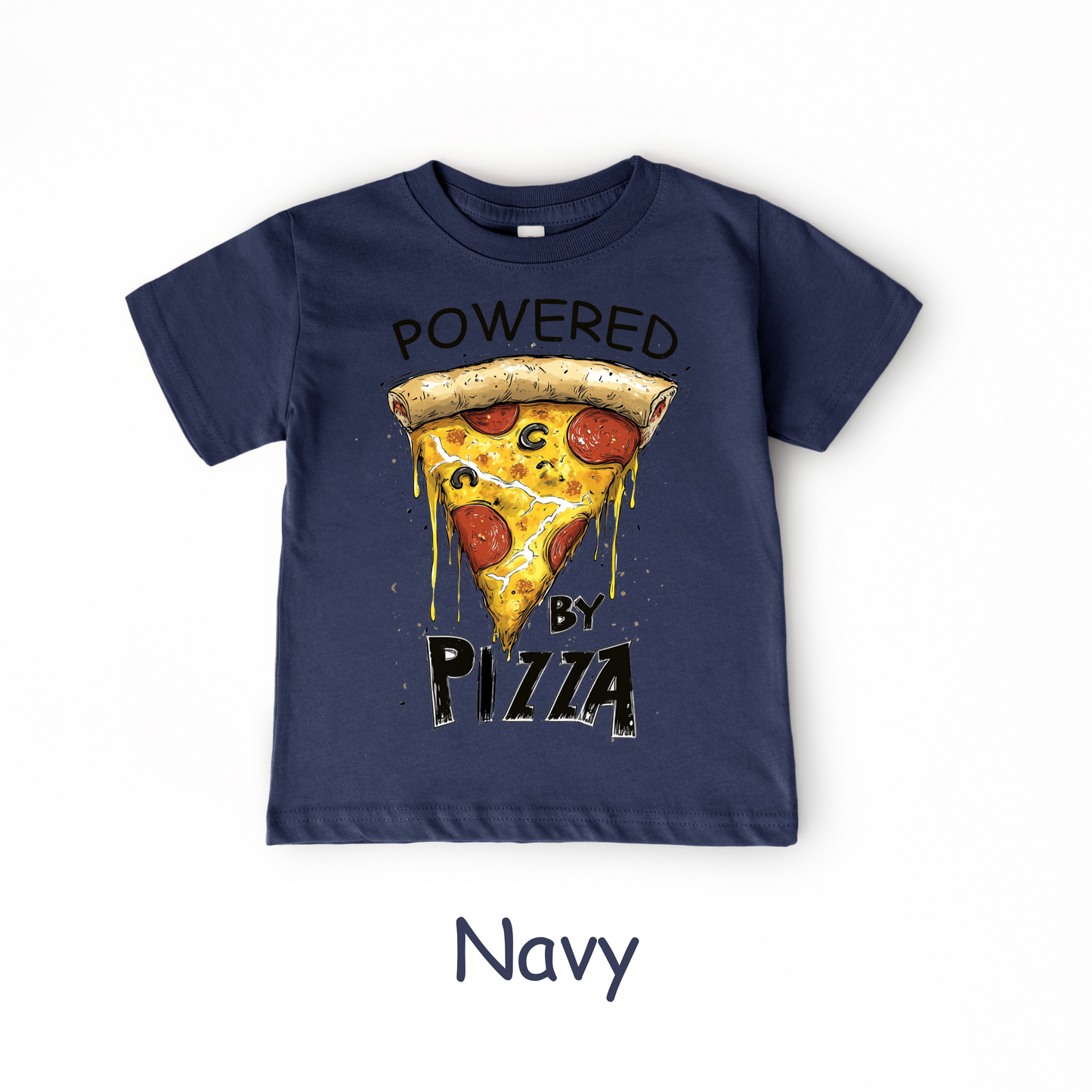 Powered by Pizza T-Shirt – Kids Tee