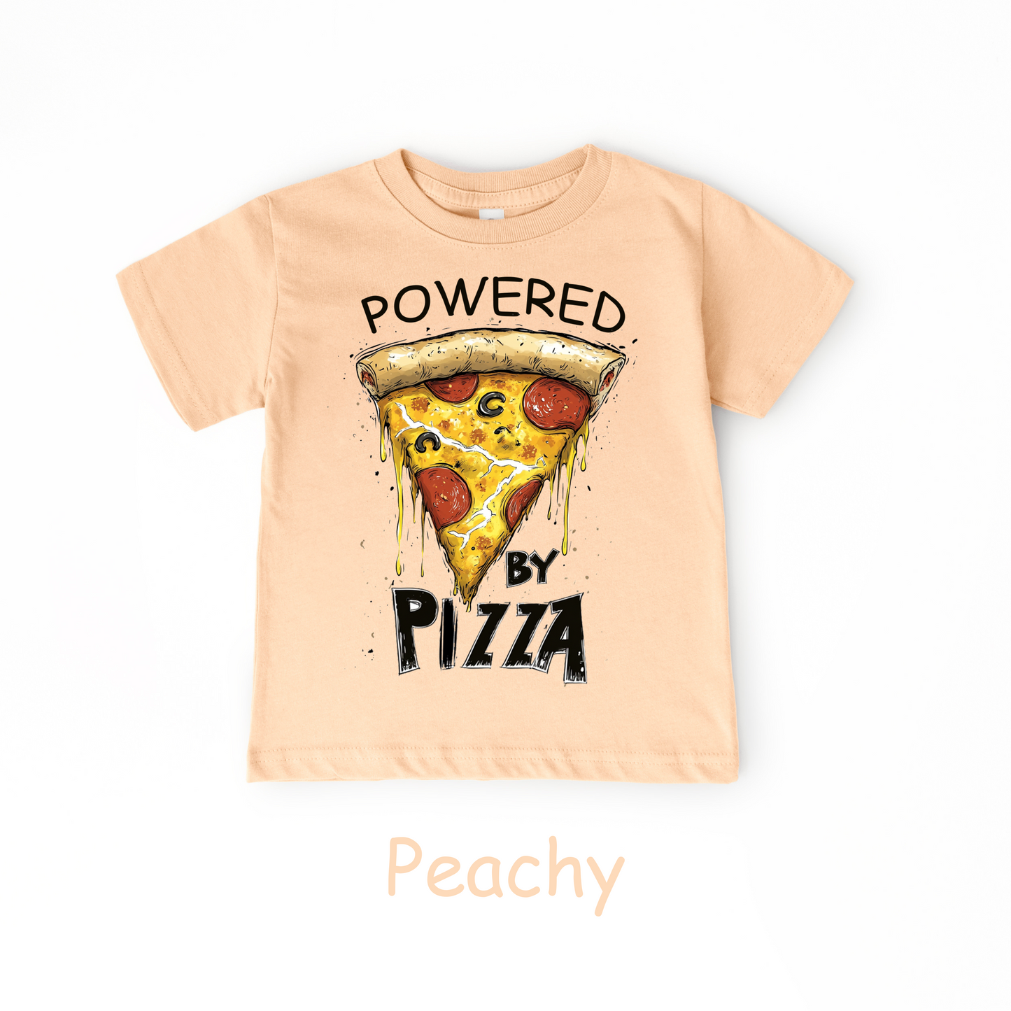 Powered by Pizza T-Shirt – Kids Tee