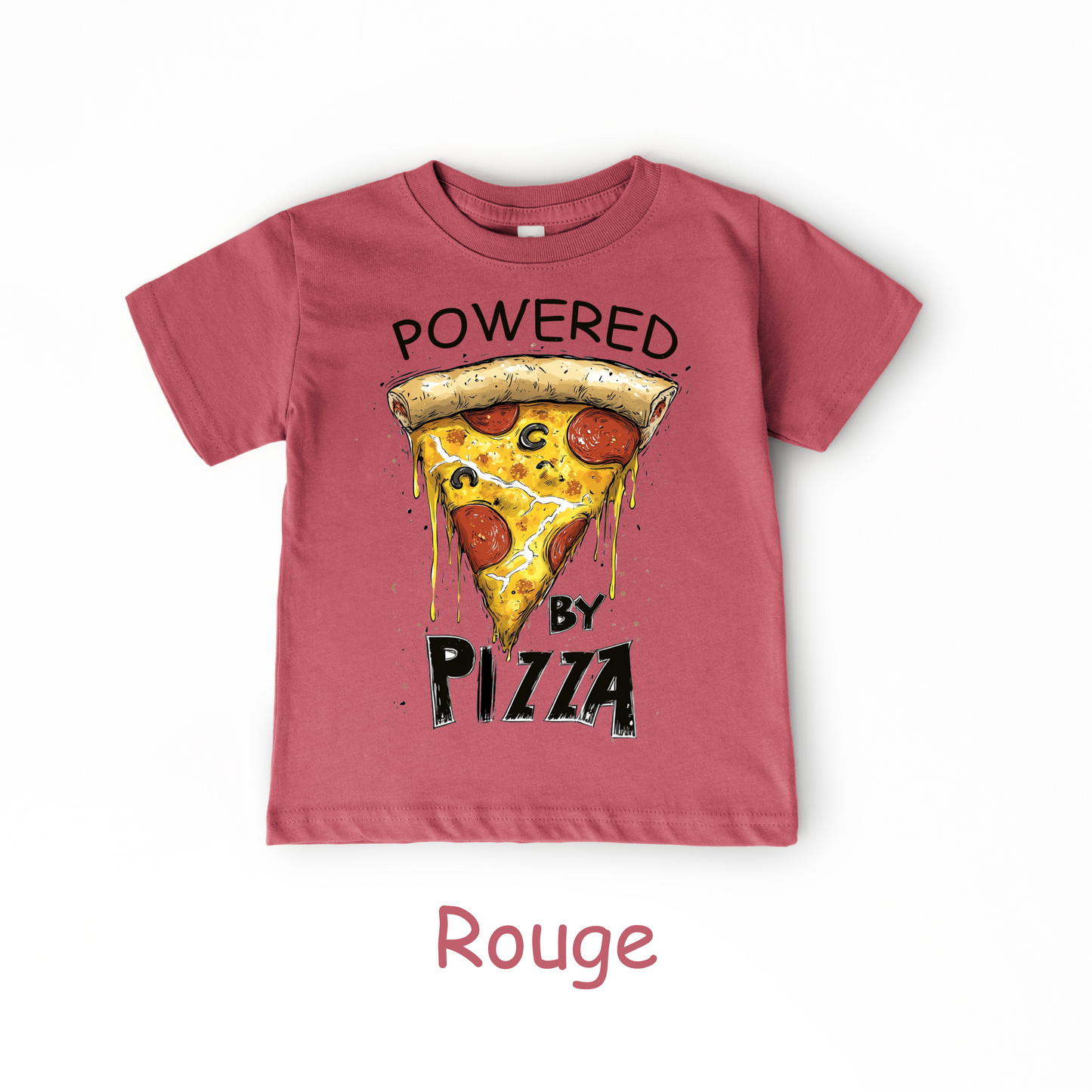 Powered by Pizza T-Shirt – Kids Tee