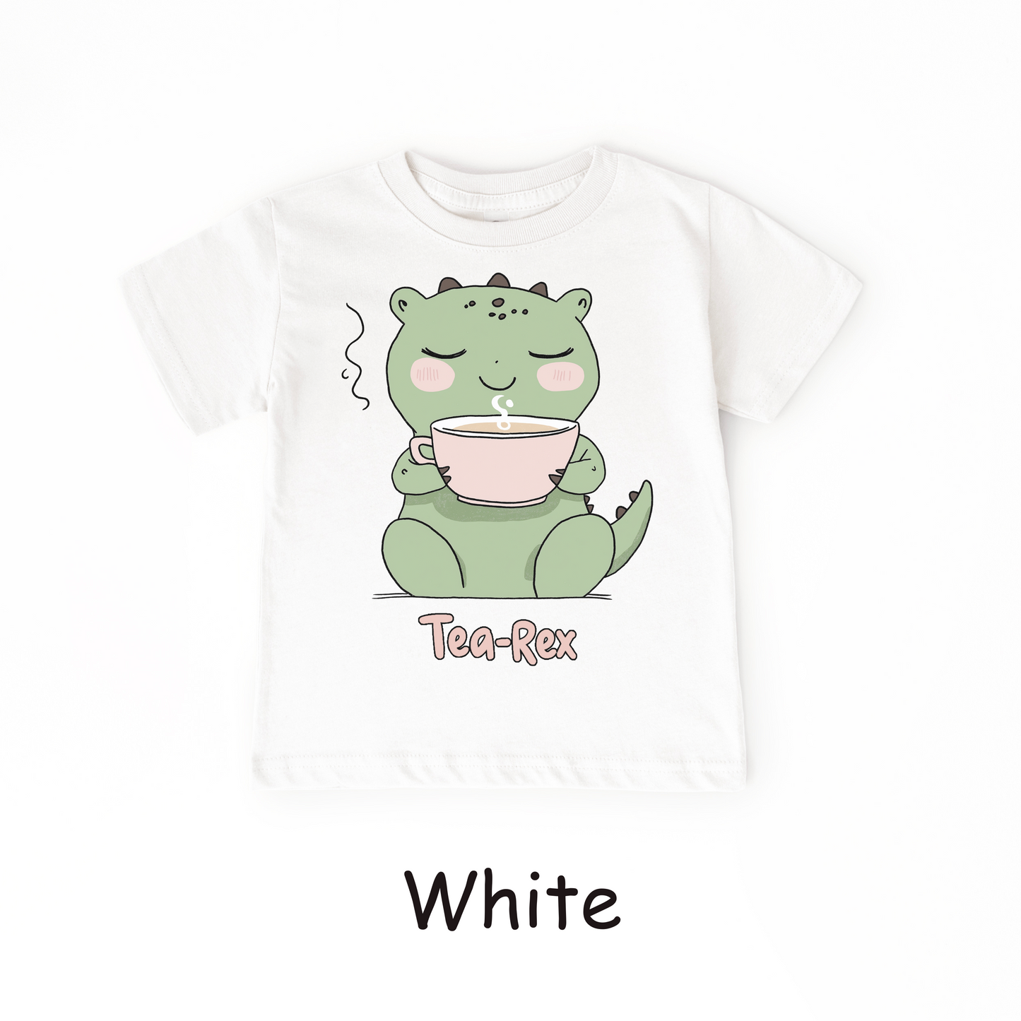 Cute Tea-Rex Toddler Shirt – Funny Dinosaur Tee for Kids