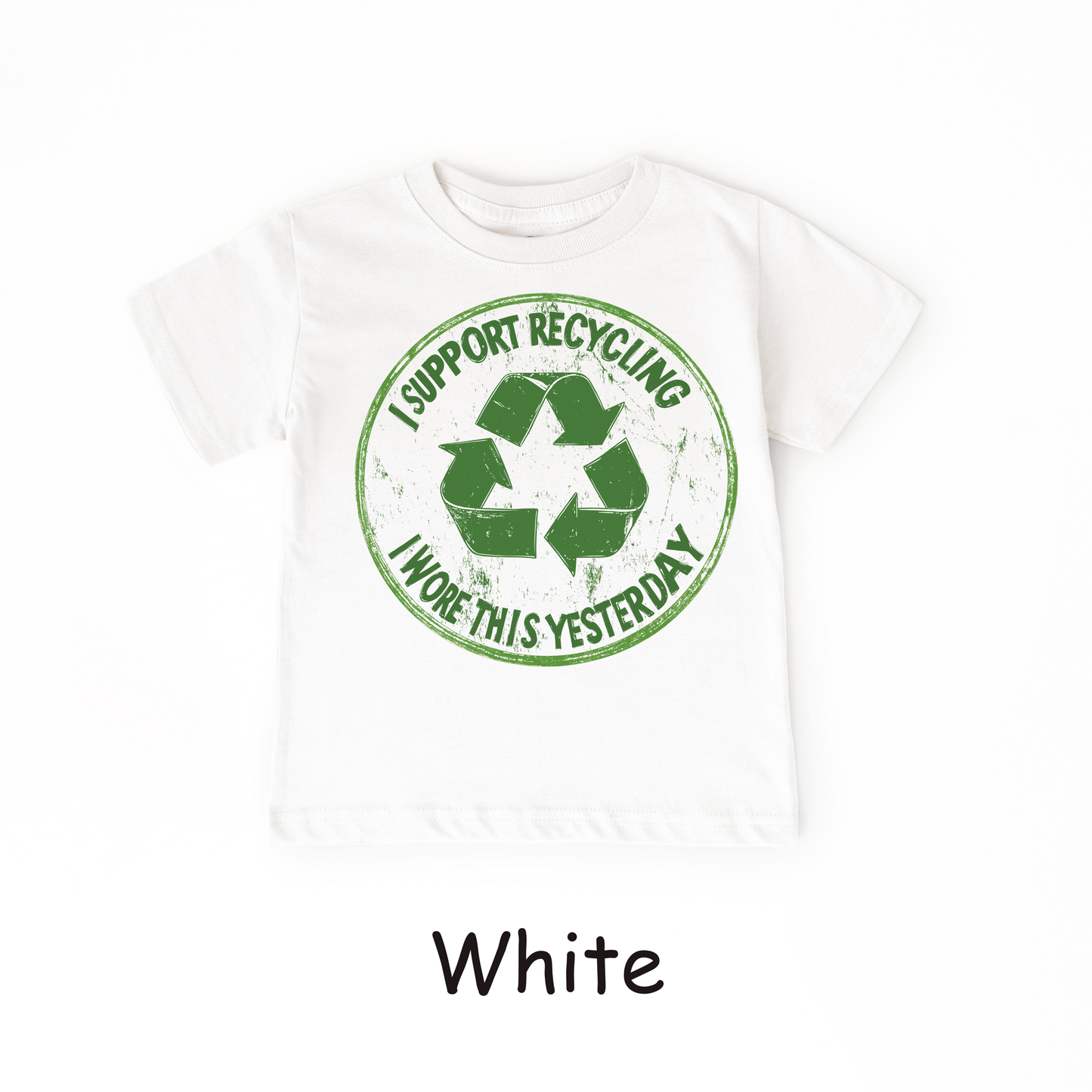 Recycling Funny Toddler Tee – “I Wore This Yesterday” Shirt