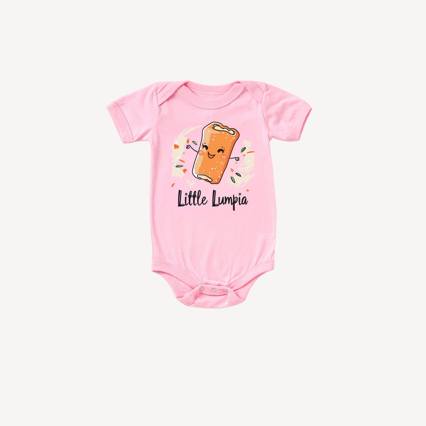 Little Lumpia – Funny Filipino Food Baby Bodysuit