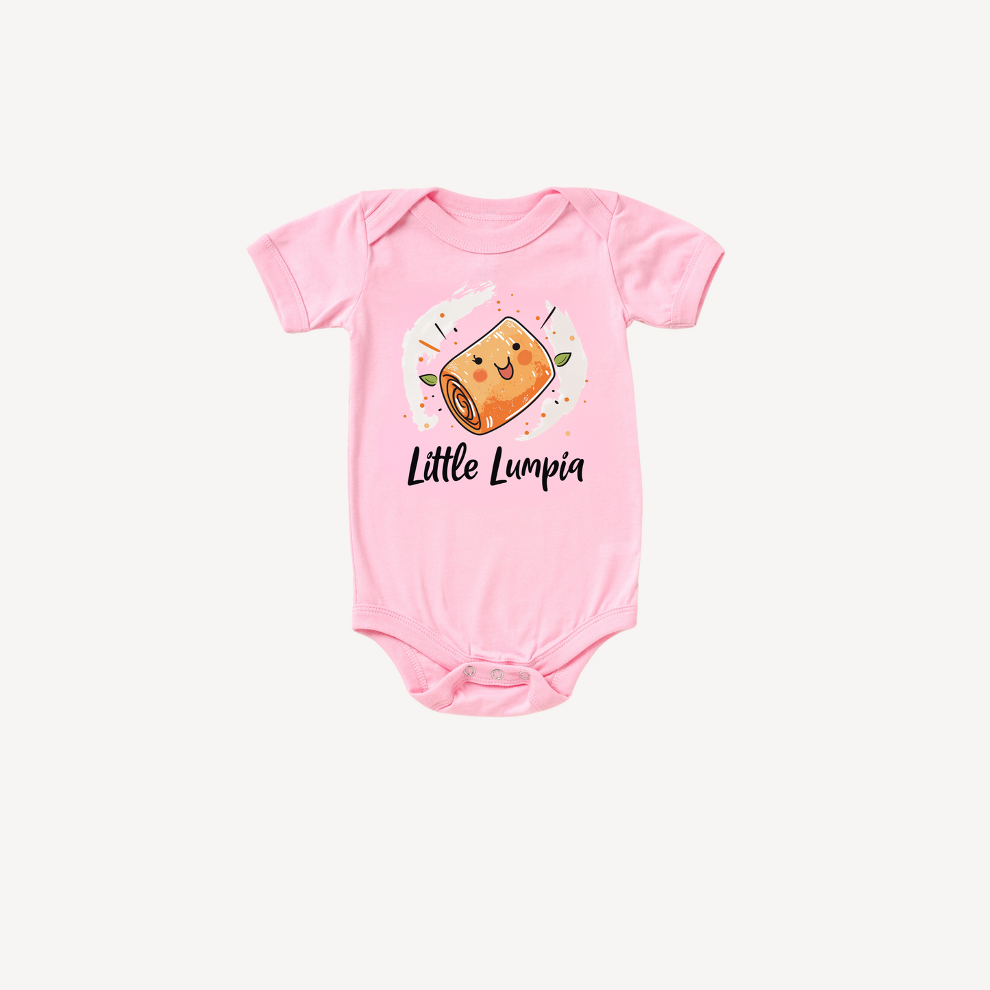 Little Lumpia – Funny Filipino Food Baby Bodysuit