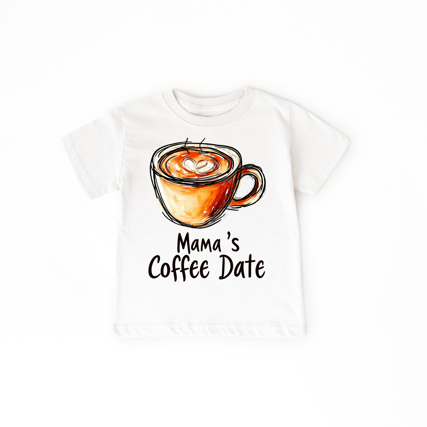 Mama’s Coffee Date – Cute Baby Bodysuit for Coffee Lovers
