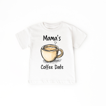 Mama’s Coffee Date – Cute Baby Bodysuit for Coffee Lovers