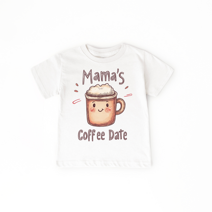 Mama’s Coffee Date – Cute Baby Bodysuit for Coffee Lovers