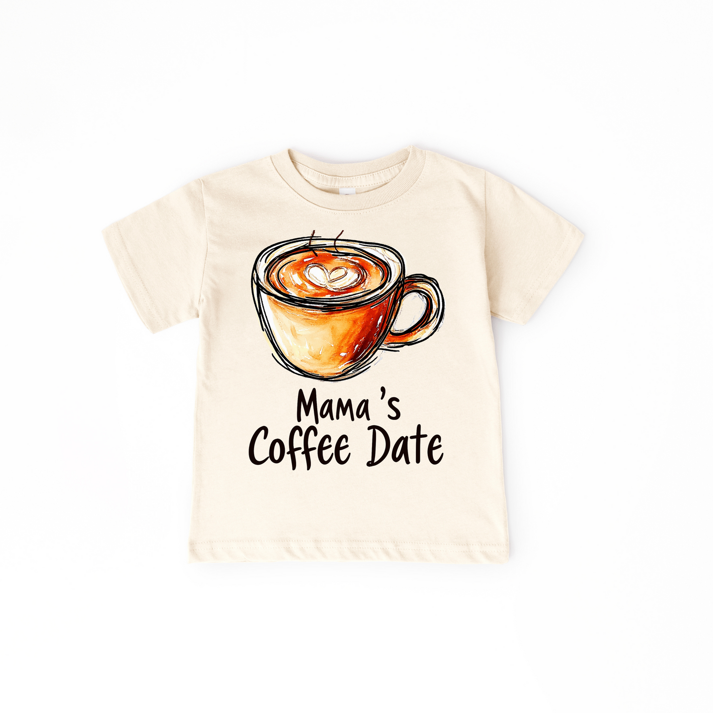 Mama’s Coffee Date – Cute Baby Bodysuit for Coffee Lovers