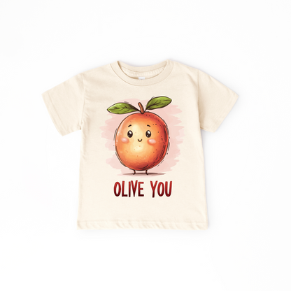 Olive You Baby Bodysuit – Funny Organic Baby Shower Gift