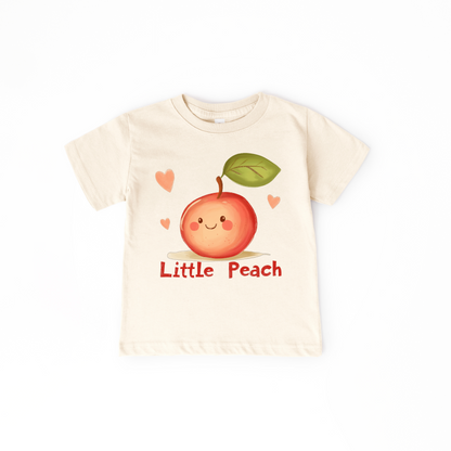 Little Peach Baby Bodysuit – Cute Organic Fruit Outfit