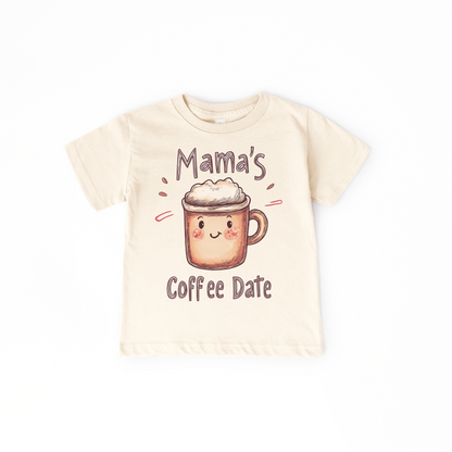 Mama’s Coffee Date – Cute Baby Bodysuit for Coffee Lovers