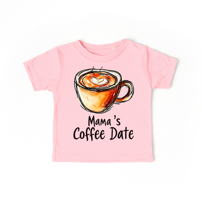 Mama’s Coffee Date – Cute Baby Bodysuit for Coffee Lovers
