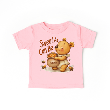 Sweet As Can Be Baby Bodysuit – Cute Honey Bear with Bees