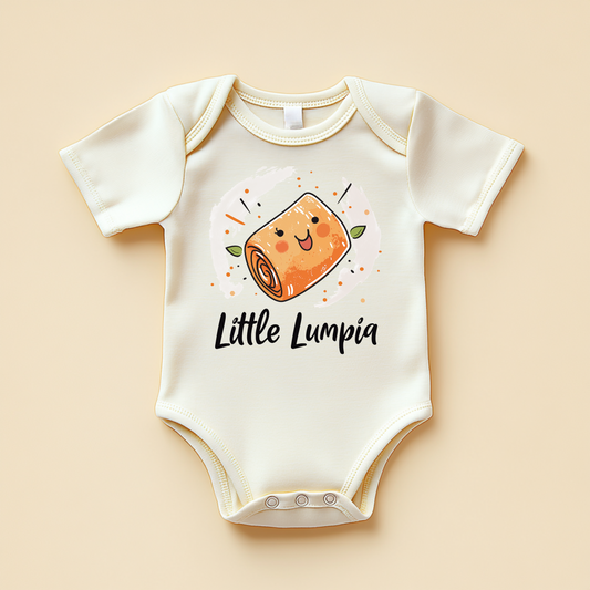 Little Lumpia – Funny Filipino Food Baby Bodysuit