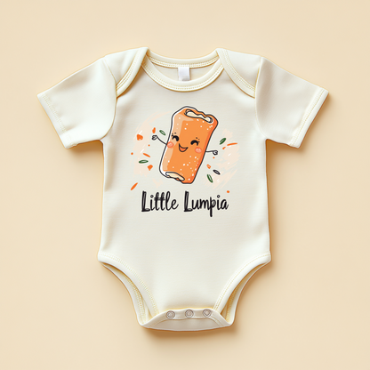 Little Lumpia – Funny Filipino Food Baby Bodysuit