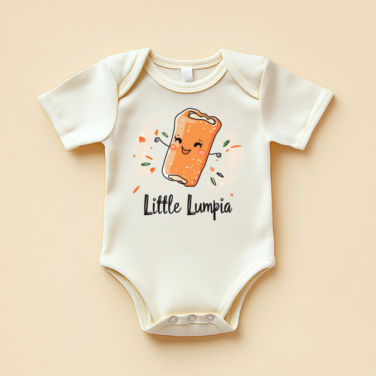 Little Lumpia – Funny Filipino Food Baby Bodysuit
