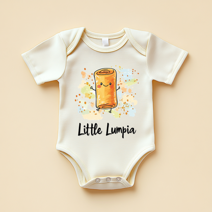 Little Lumpia – Funny Filipino Food Baby Bodysuit