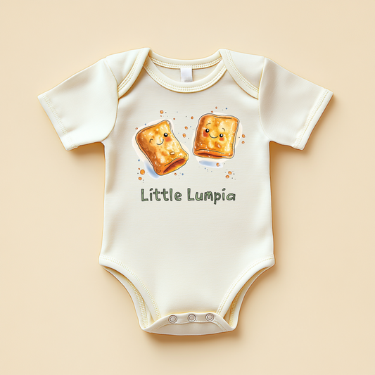 Little Lumpia – Funny Filipino Food Baby Bodysuit