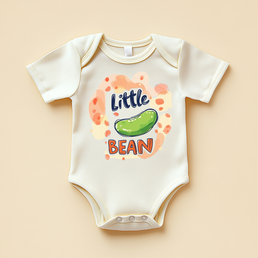 Little Bean Baby Bodysuit – Funny Green Bean Baby Outfit