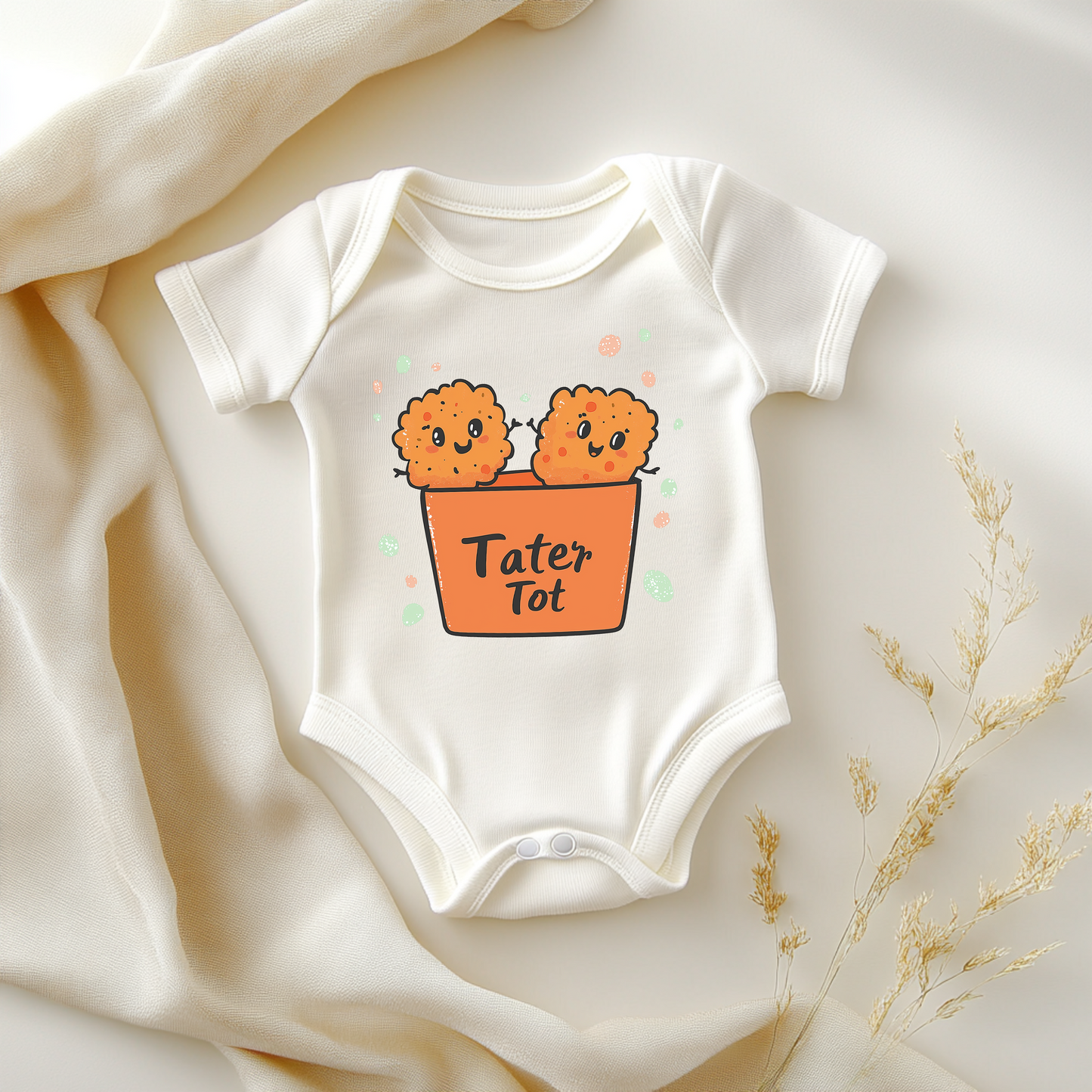 Tater Tot – Cute Foodie Baby Bodysuit