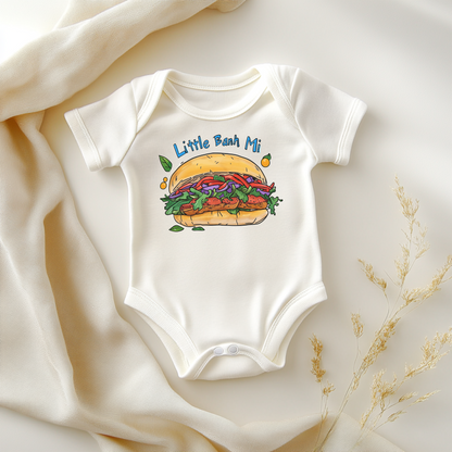 Little Banh Mi Baby Bodysuit – Vietnamese Sandwich Baby Outfit