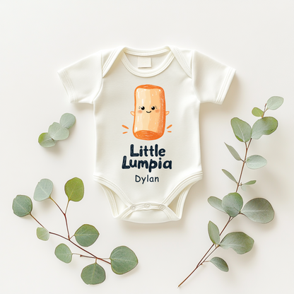 Little Lumpia – Funny Filipino Food Baby Bodysuit