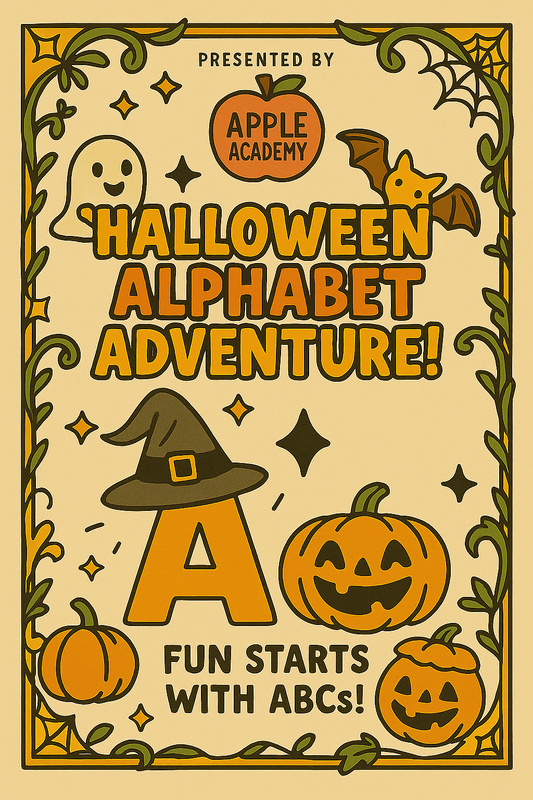 Halloween Alphabet Adventure | Kids Printable ABC Activity Book