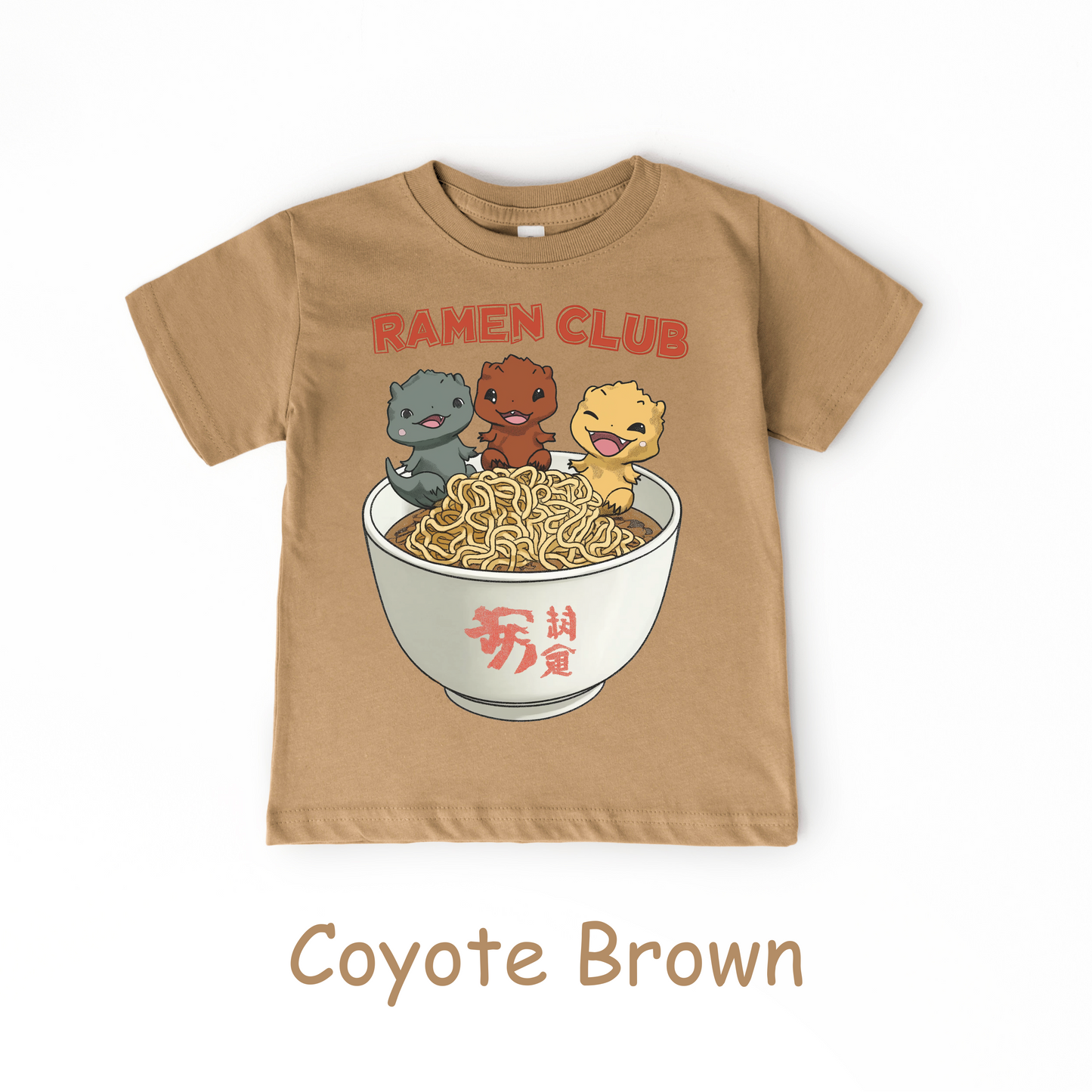 Ramen Club Kids T-Shirt – Cute Otters in a Noodle Bowl Tee