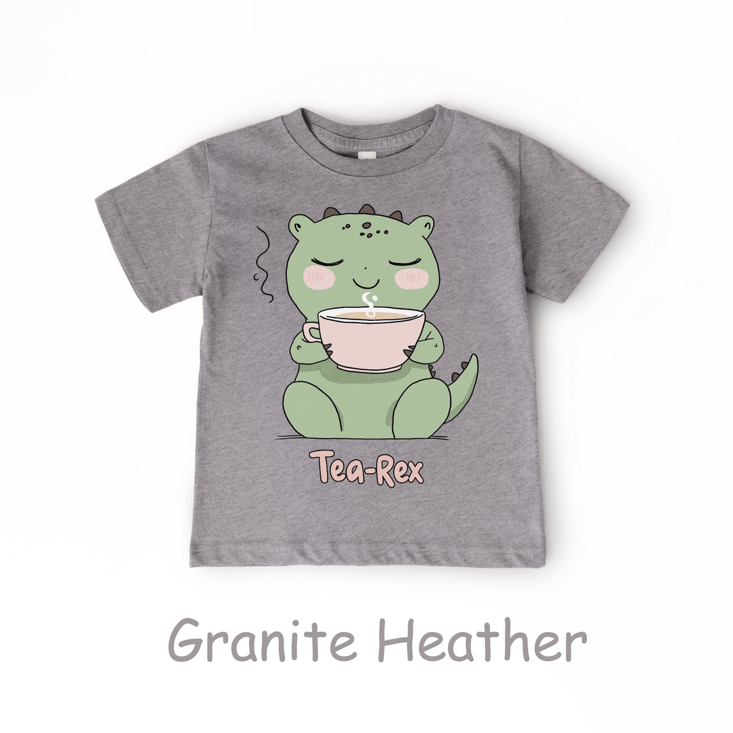 Cute Tea-Rex Toddler Shirt – Funny Dinosaur Tee for Kids