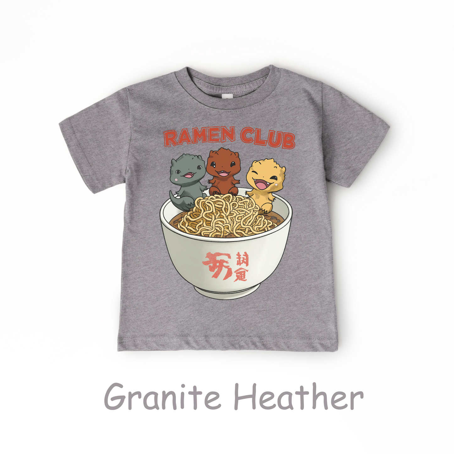 Ramen Club Kids T-Shirt – Cute Otters in a Noodle Bowl Tee
